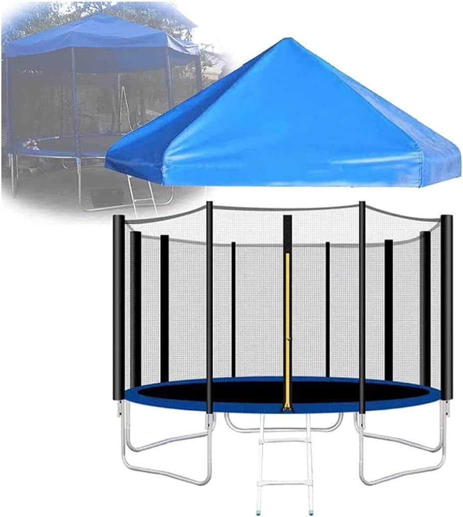 Outdoor Trampoline Canopy Sun Shade Cover - Waterproof Tent Awning for 8FT Trampolines, UV Protection, Durable and Easy to Install Trampoline Accessories