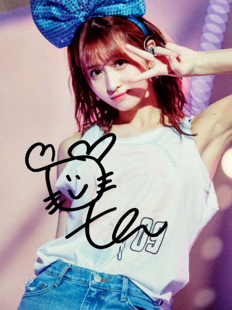 Amazon.co.jp: モモ直筆サイン入り2Lサイズ写真…TWICE‥Momo…11