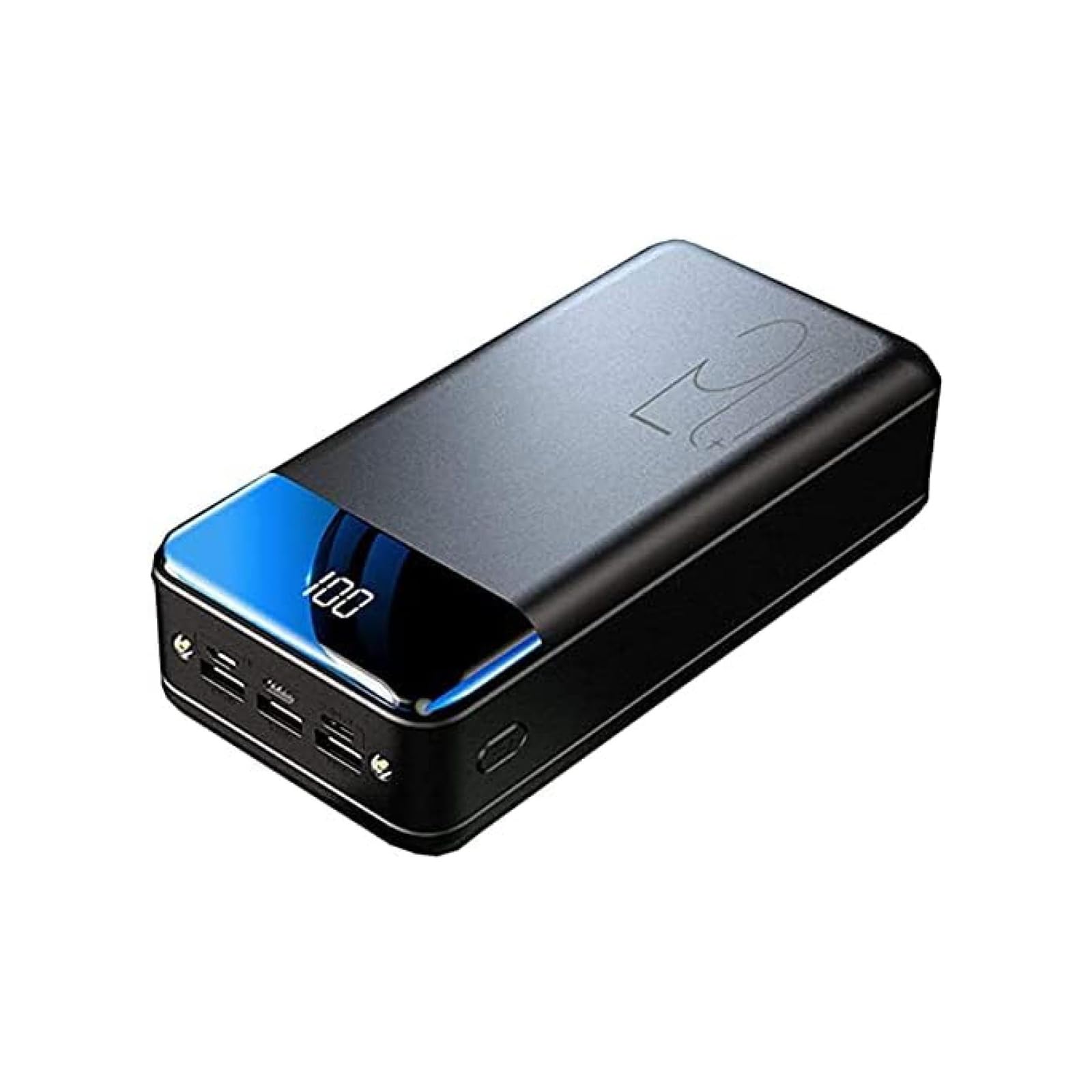 Power Bank Szybkie ładowanie 50000 mAh Przenośna ładowarka, Duża pojemność 3 wyjścia Bateria do telefonu z latarką i wyświetlaczem LED Zewnętrzna bateria kompatybilna z 99% urządzeń USB,Black