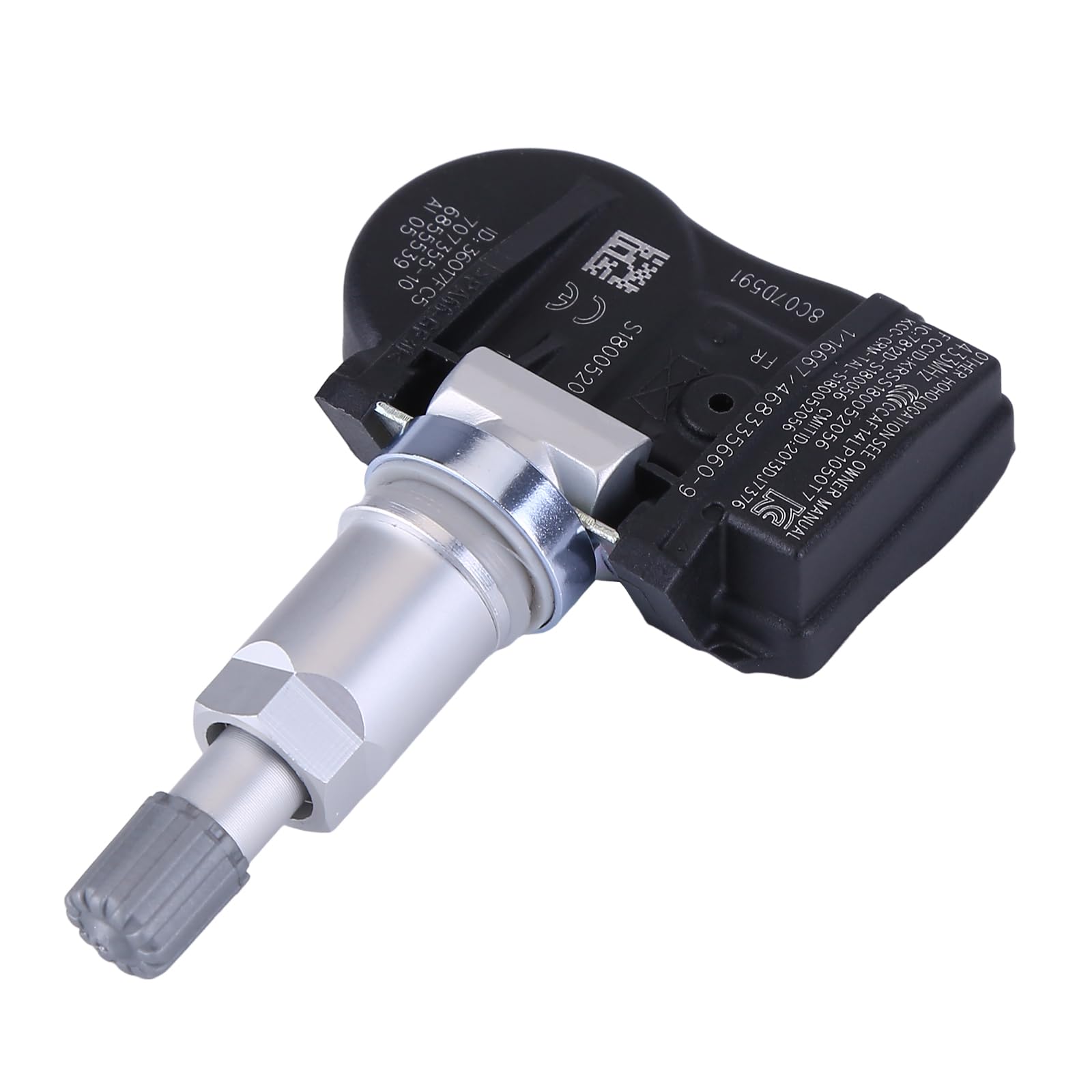 Lot de 4 capteurs de pression des pneus RDCi RDKS 6855539 pour F20 F21 F22 F23 F30 F31 F32 F33 F34 F35 F44 F45 F46 F80 F82 F83 F87 X1 F4 8 x 2 mm. F39 X5 F15 X5 F85 X6 F16 X6 F86 Remplacement