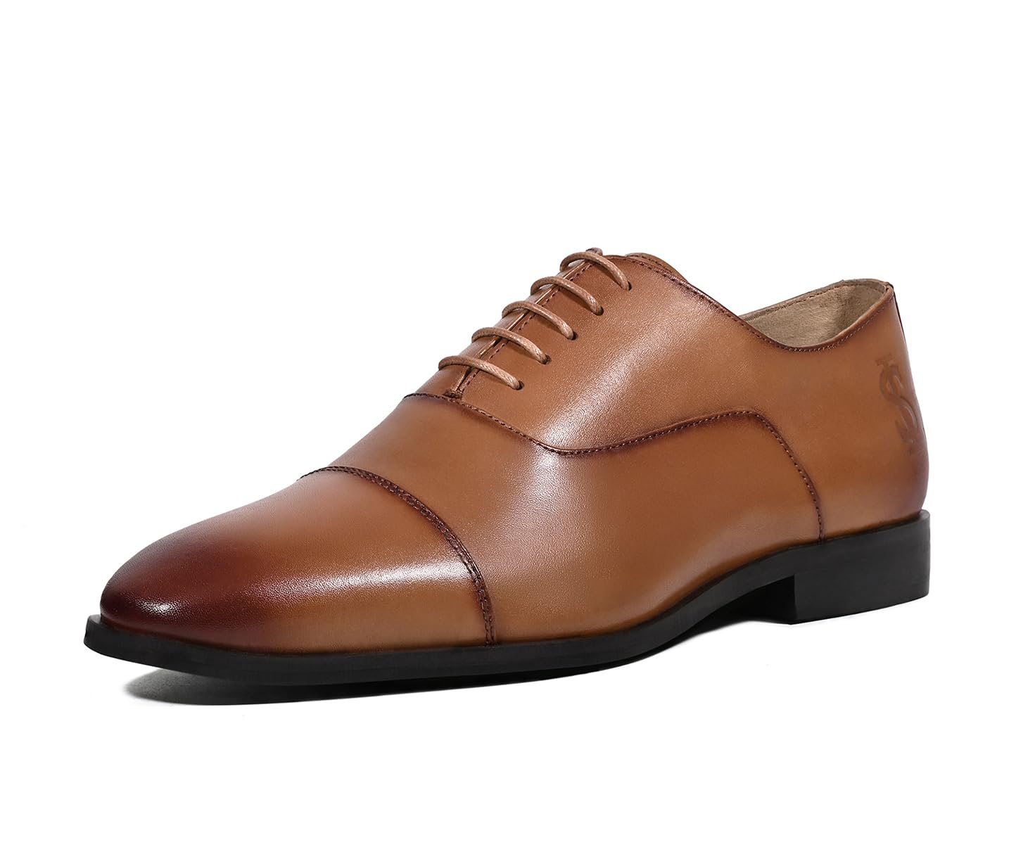 louis stitch Men’s Italian Crust Leather Derby Shoes| Formal Lace-Up Shoes for Men | Perfect for Business, Formal & Parties | LSVX-EUOX-picture-24