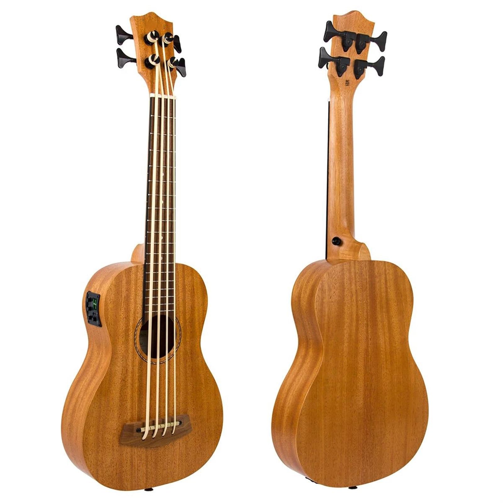 Ukulele Baritono Basso Alto Da 30 Pollici Con Stelo Di Regolazione Del Plettro Della Tracolla