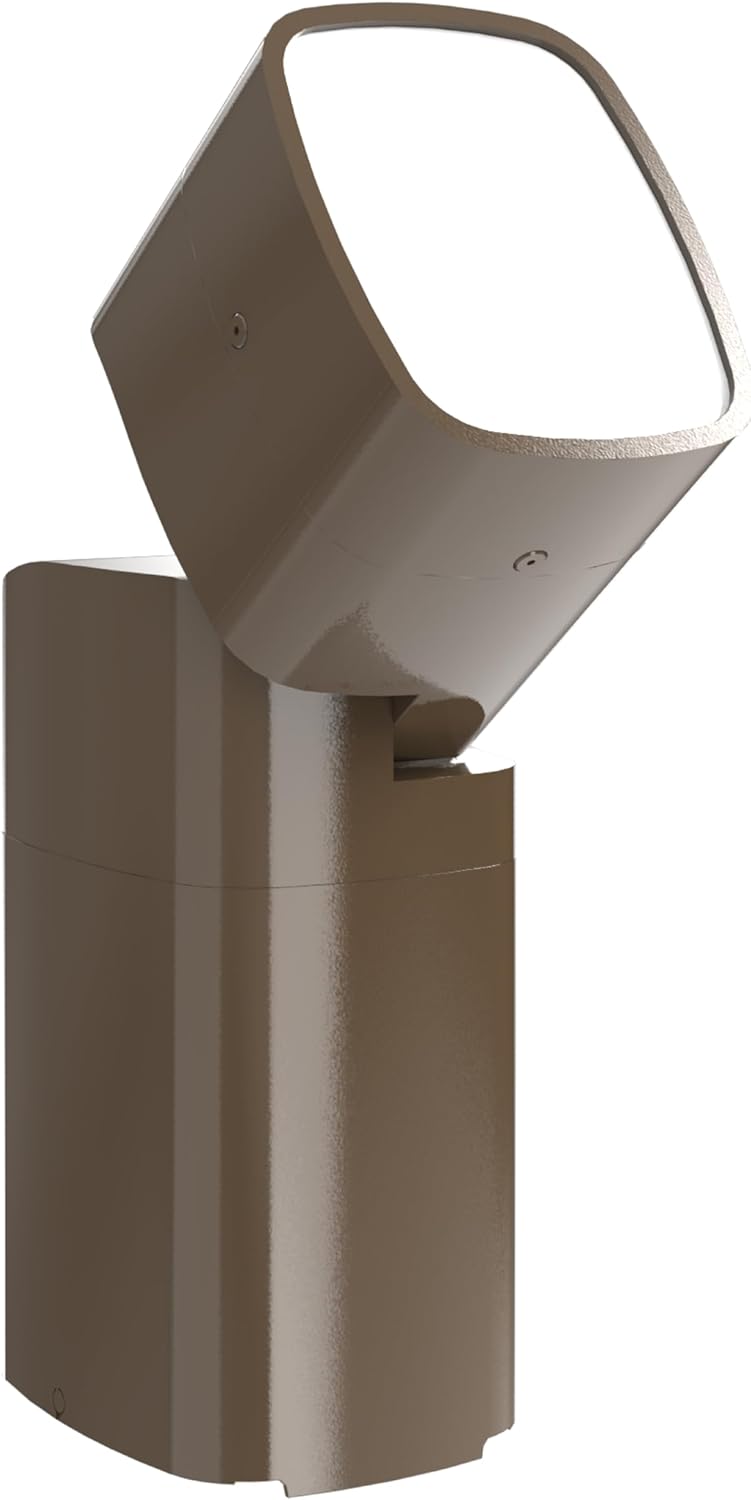 TayMac White Spotlight Slide Cover PPSLW for ParkPost Outdoor Power Enclosure (Required), 2000-Lumen 2700K Polycarbonate Post Cap Light for Garden Decor, Seamless Spot Lighting Accessory