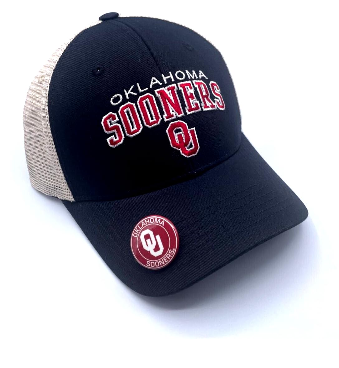 C5 SportsOklahoma University Hat Classic Mesh Trucker Adjustable Team Logo Snapback Cap