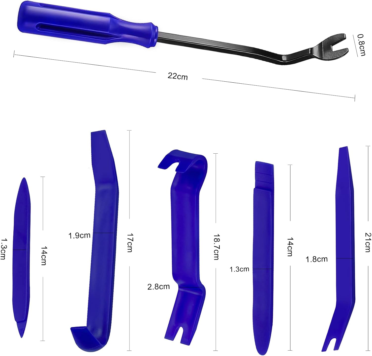 HAOSEA Car Retainer Kit 447 Pcs Car Body Trim Clips Car Retainer Clips