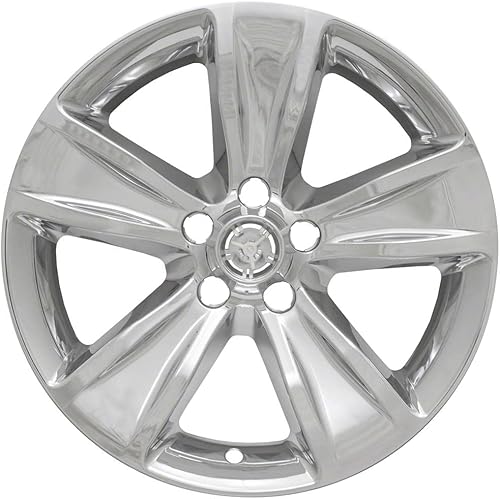 Fundas de rueda cromadas de Coast to Coast para Dodge Challenger (2015-2023) y Charger (2015-2018) (cromado) disponible en Yaxa Peru