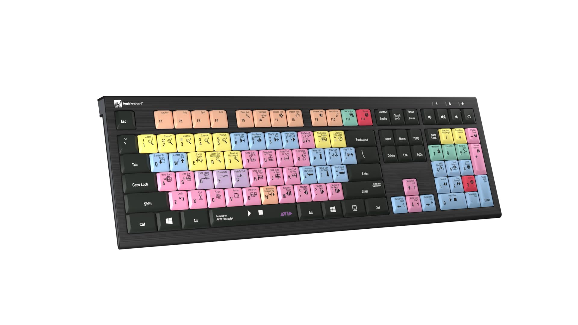 Amazon.co.jp: Avid Pro Tools用Logickeyboard ASTRA2 バックライト