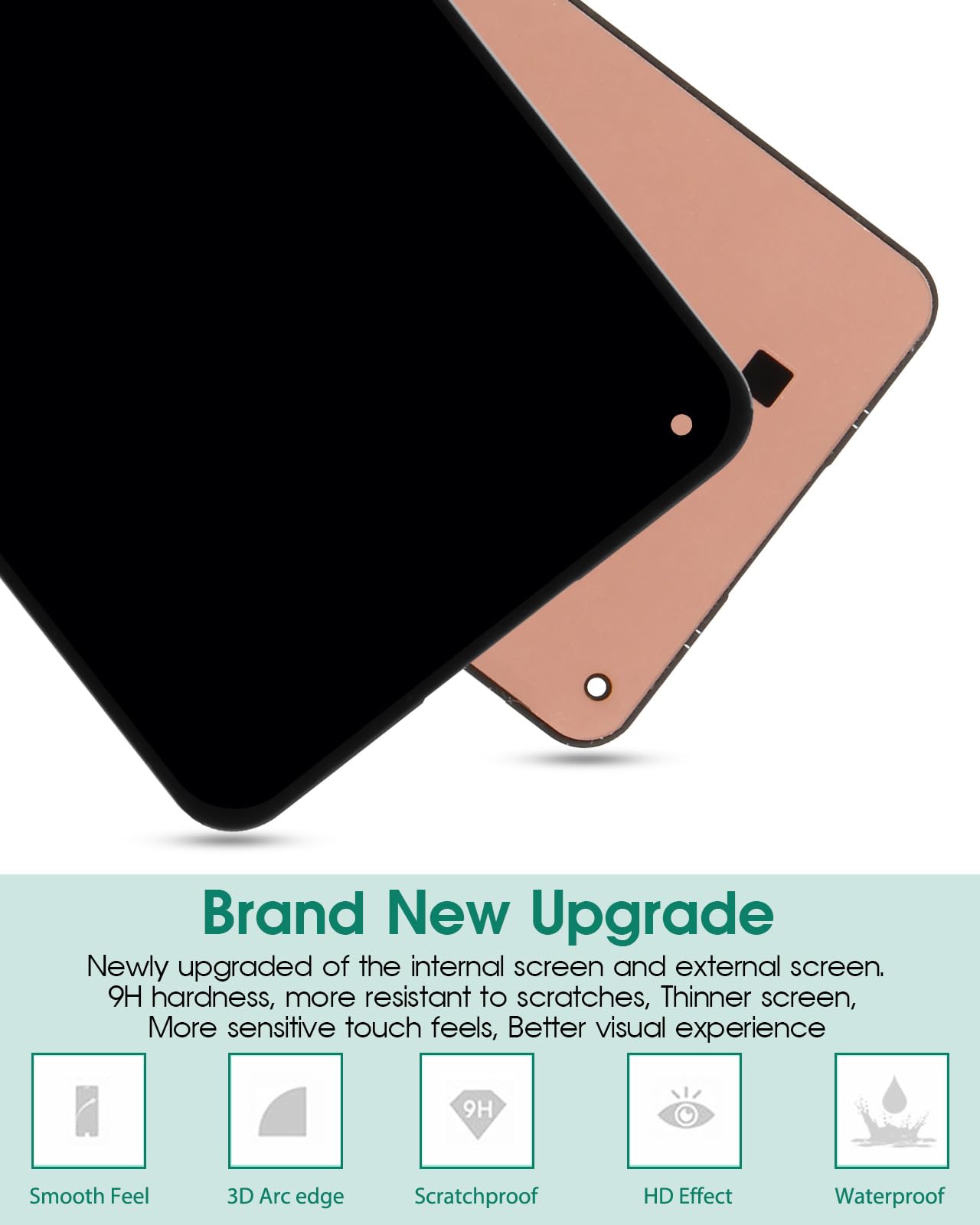 Écran LCD + Vitre Tactile Pour Xiaomi Mi 11 Lite 5G - Noir, 6.55", Neuf, Garantie 1 An