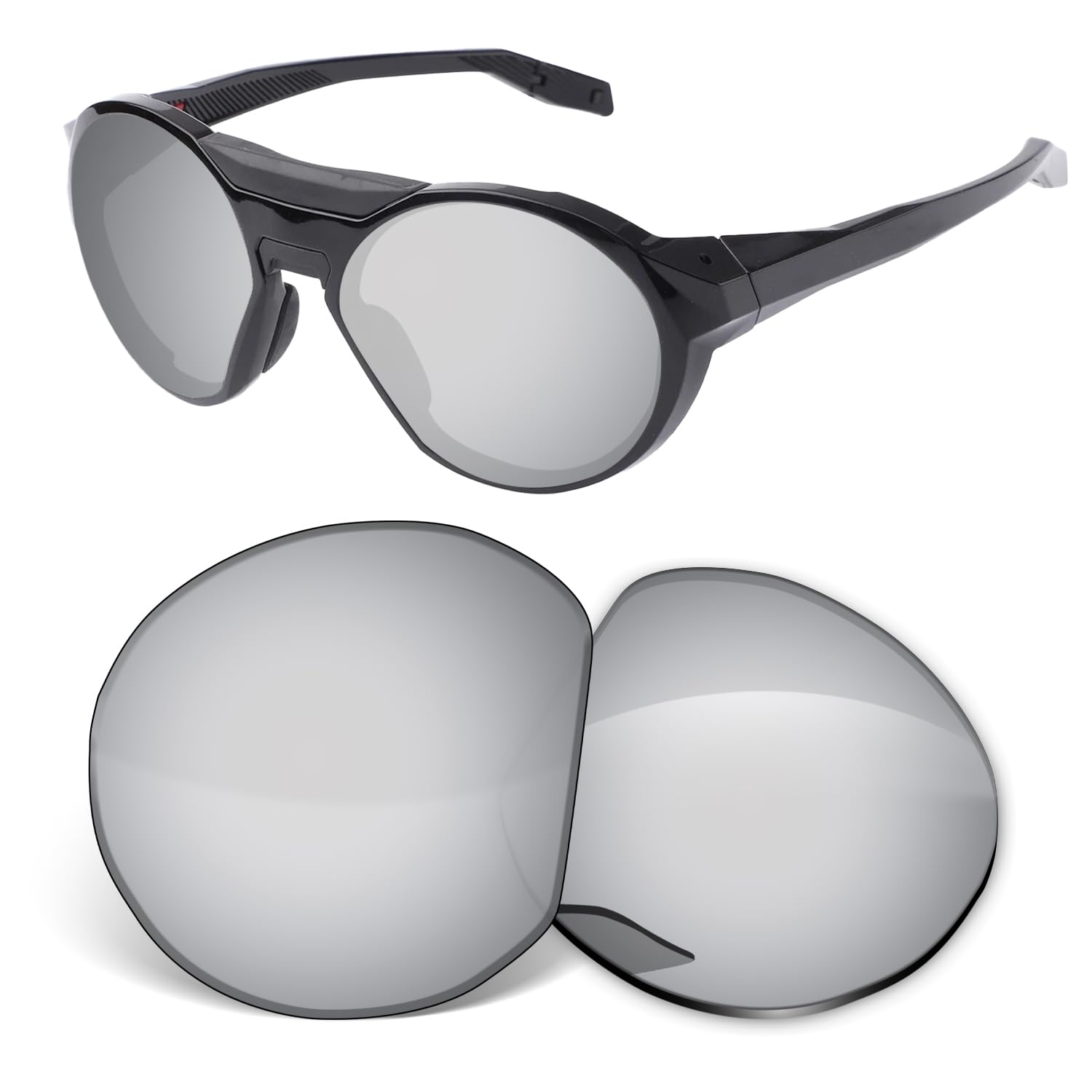 Lentes de repuesto de 1,5 mm compatibles con gafas de sol Oakley Clifden OO9440 de 56 mm, antiarañazos