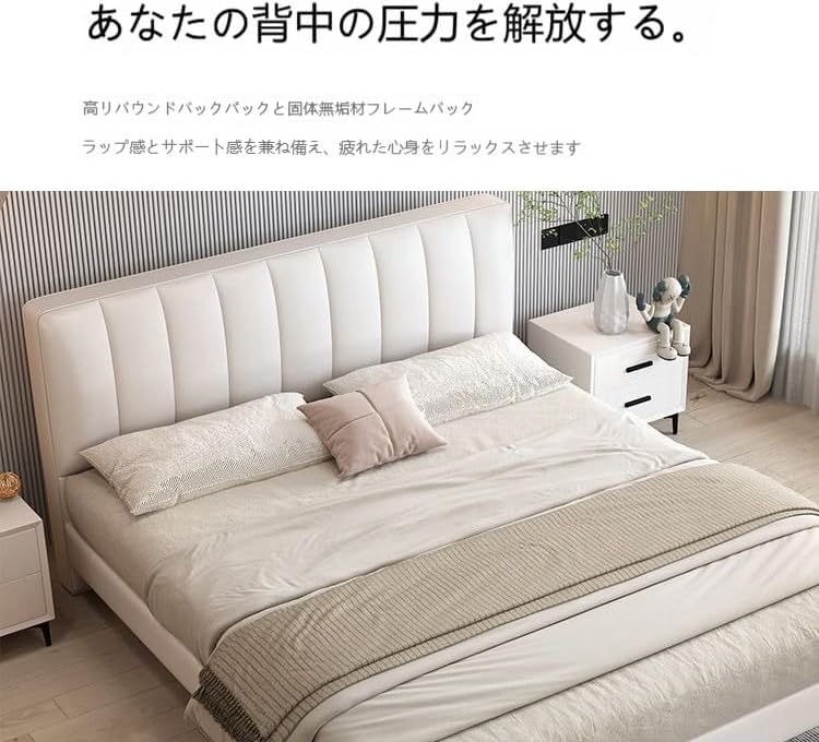 フルサイズのベッドフレーム、大型プラットフォームベッド、ヘッドボード Amazon｜ヘッドボードと丈夫な木製スラット付きクイーン
