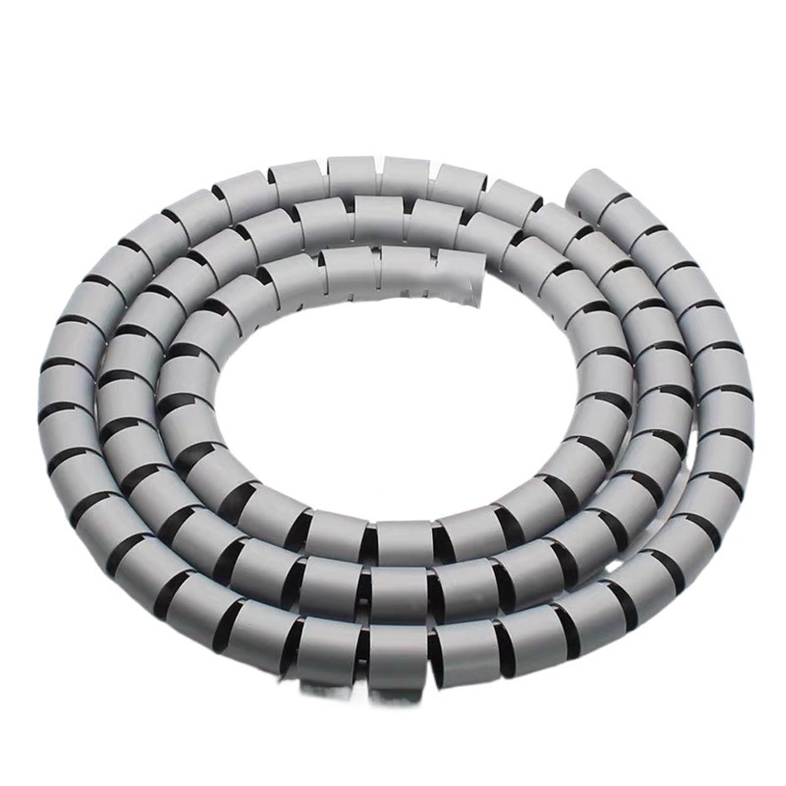Gaine de câble en spirale multicolore 8-42 mm x 1 m (gris, 8 mm x 1 m)