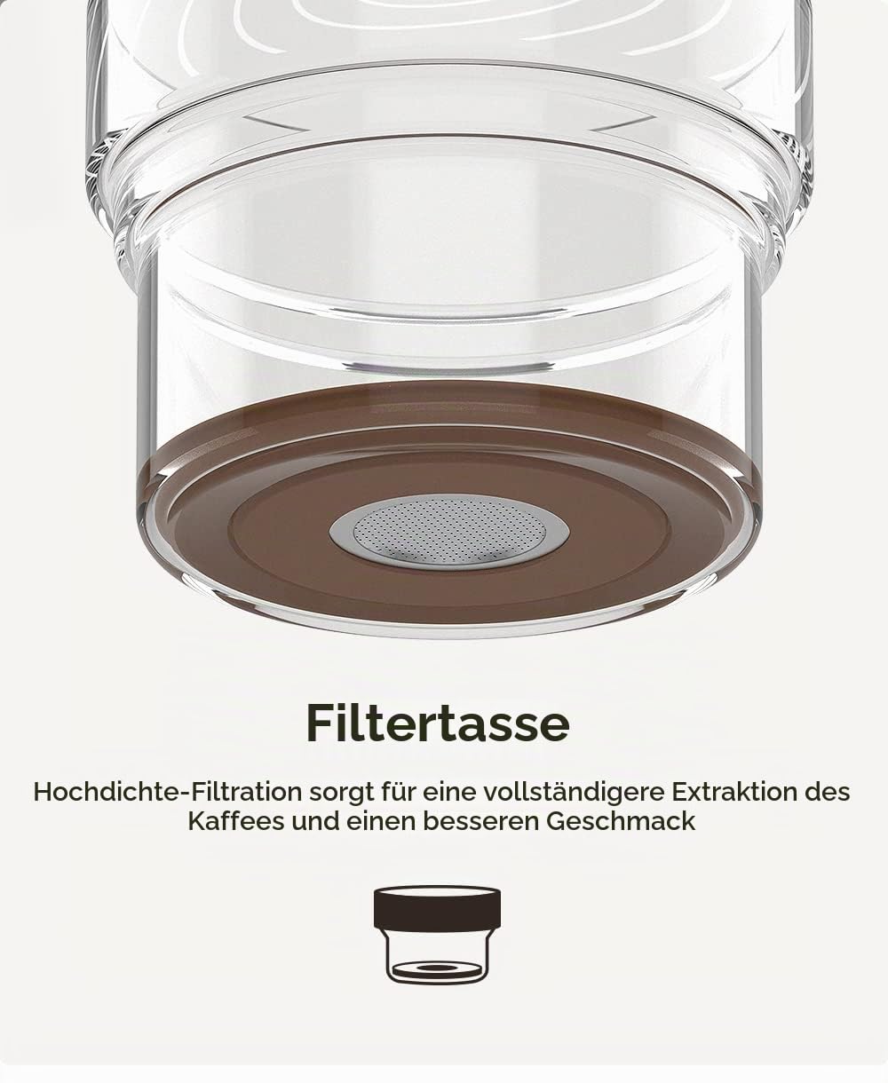 i Cafilas 2-in-1 Cold Brew Dripper Cold Brew Coffee Maker,Eis Tropf-Kaffeezubereiter 300ml - Kaffeebereiter für kaltgebrühten Kaffee und Tee, Kaffeemaschine für Kaltextraktion