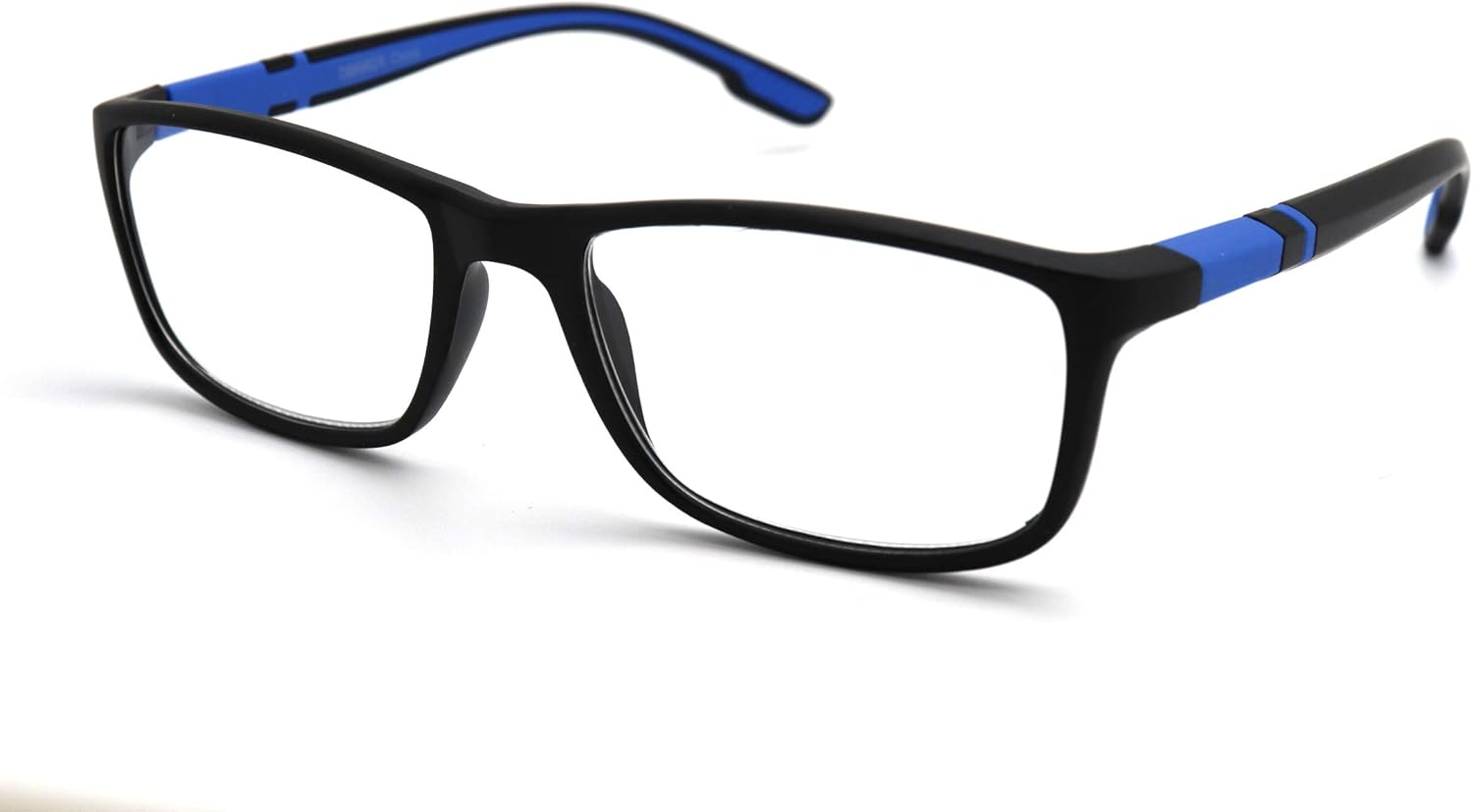 Colorviper Soft Matte Black w/ 2 Tone Reading Glasses Spring Hinge 0.74 Oz (Z1 MATTE BLACK MATTE BLUE, 2.00)