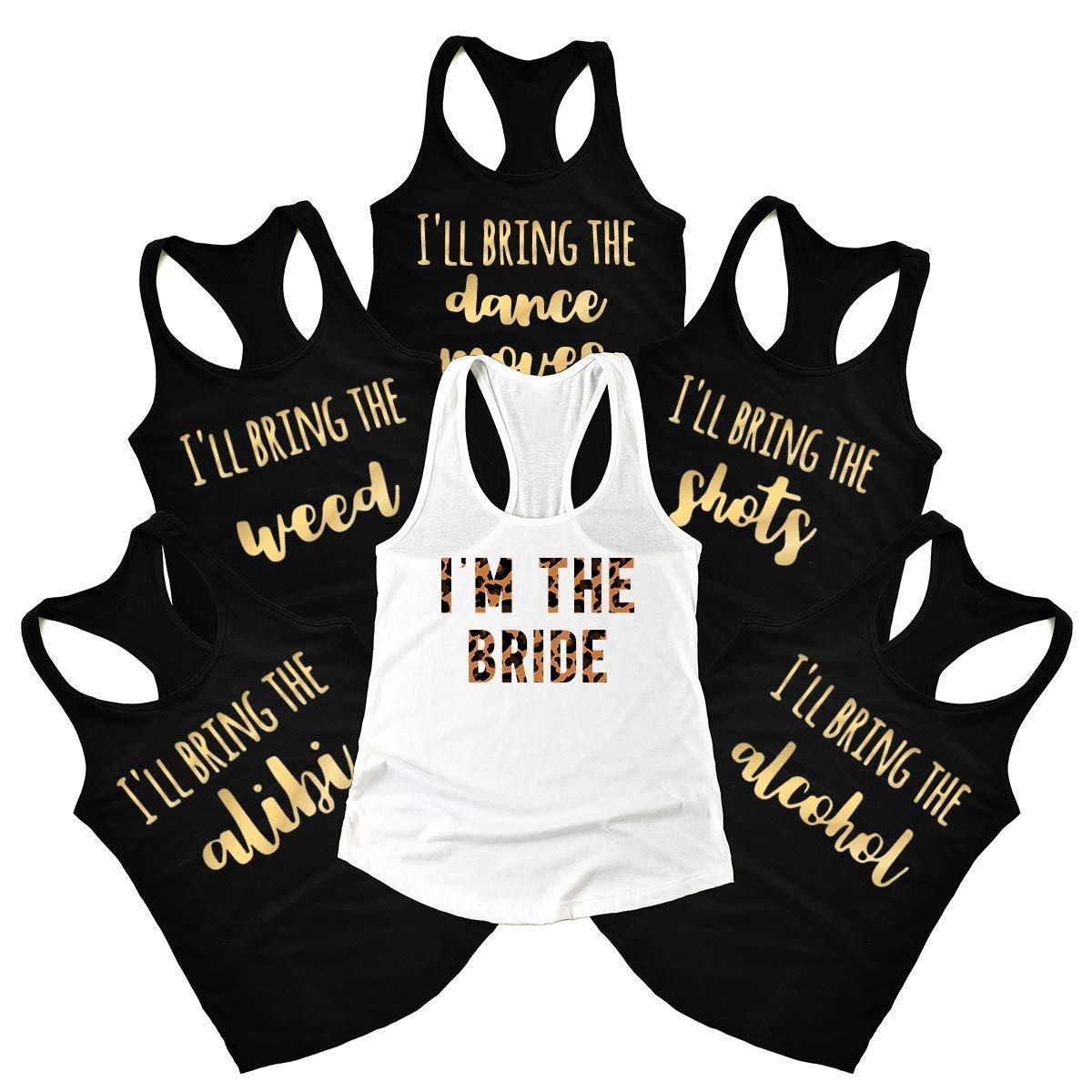FastDeliveryTeesBachelorette Party Tank Top for Gifts, Party Favor - Customized Slogan Tees for Bridesmaids & Brides - Bridesmaid Gifts, Bridal Party Gifts, Bride Squad T Shirt Supplies