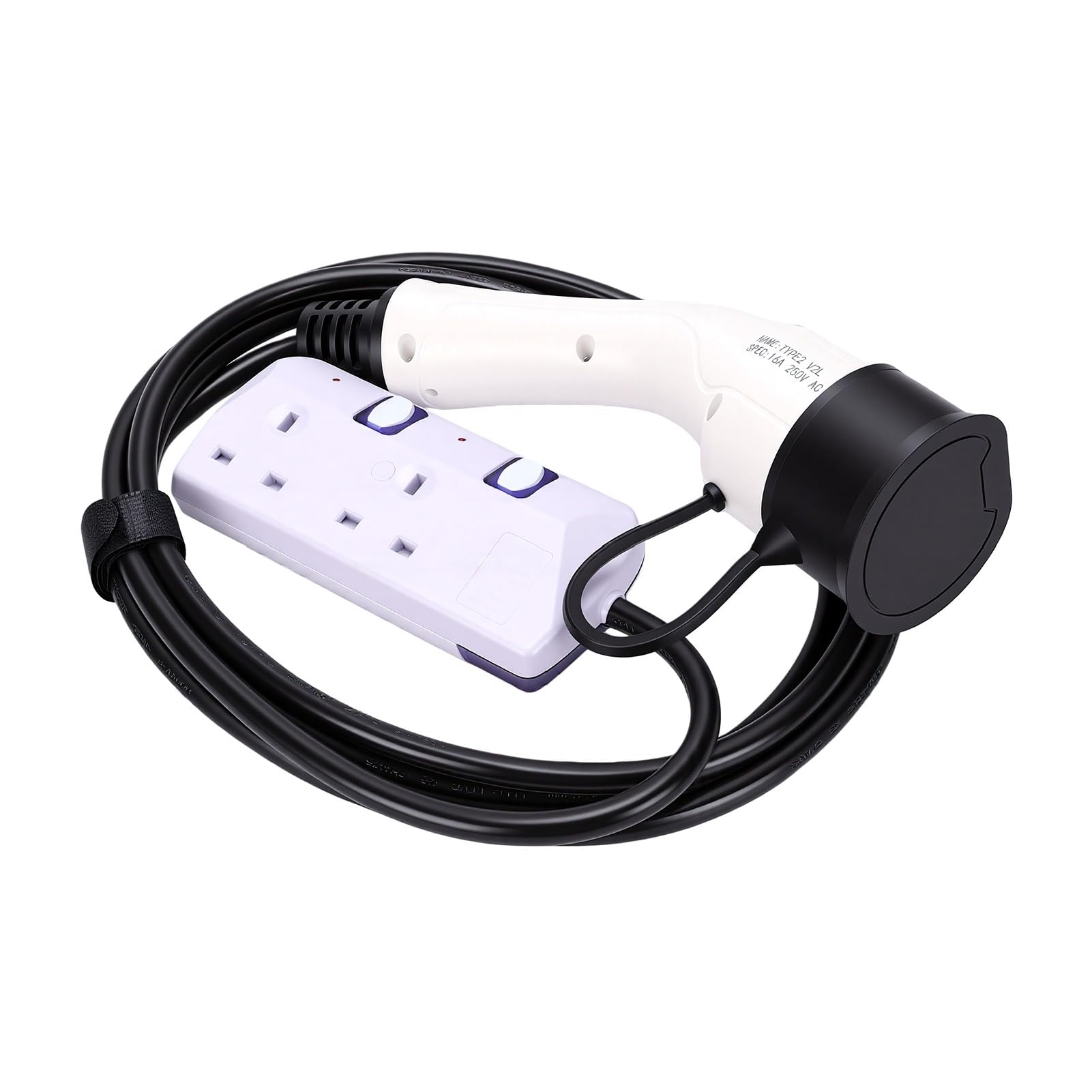 aqxreight Adaptador de Vehículo a Carga Tipo 2, 9.84 Pies, 16A, IP55, 7