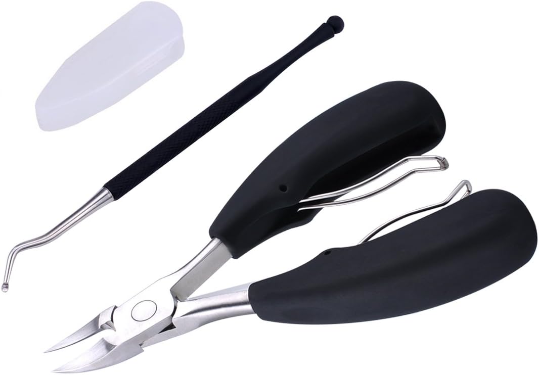 INSGB, Nail Clippers with Toenail Lifter Manicure Set for Thick or Ingrown Toenails Baby Nail Clippers, Nail Cutter
