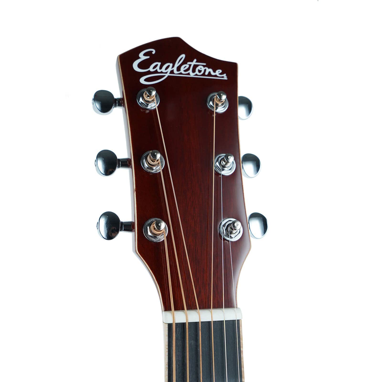 Guitare Folk de Voyage Eagletone HOBO Electro Natural - Guitare électro pour guitariste débutant ou confirmé - Forme Travel pour jouer à la maison, sur scène, en studio, en extérieur - Housse Offerte
