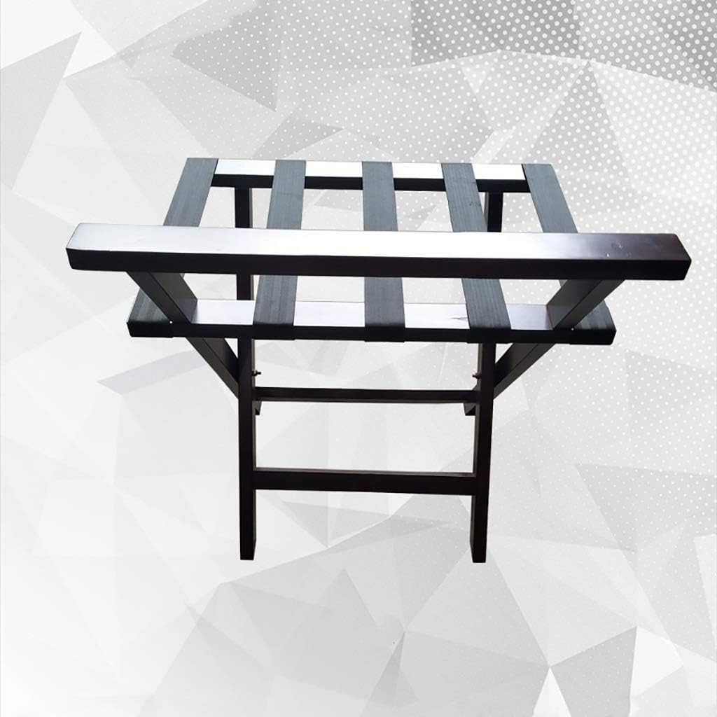 Luggage Rack, Folding Luggage Rack Folding Luggage Rack with Backrest Hotel Bedroom Suitcase Support Travel Bag Holder,One Color
