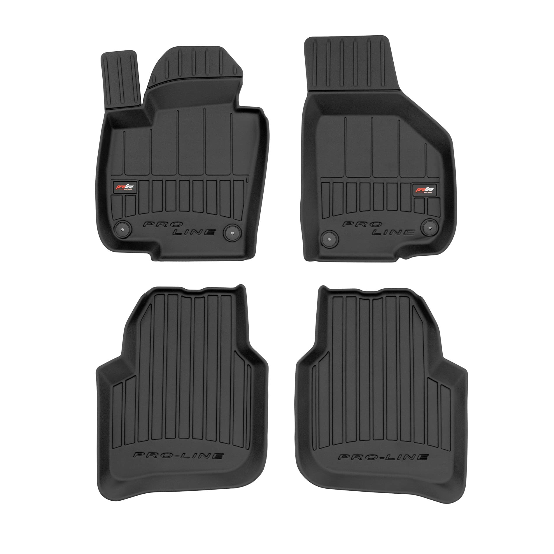 FROGUM ProLine 3D Ekskluzywne korytkowe dywaniki samochodowe gumowe premium do Skoda Superb II 2008-2015 I Najwyższe ranty