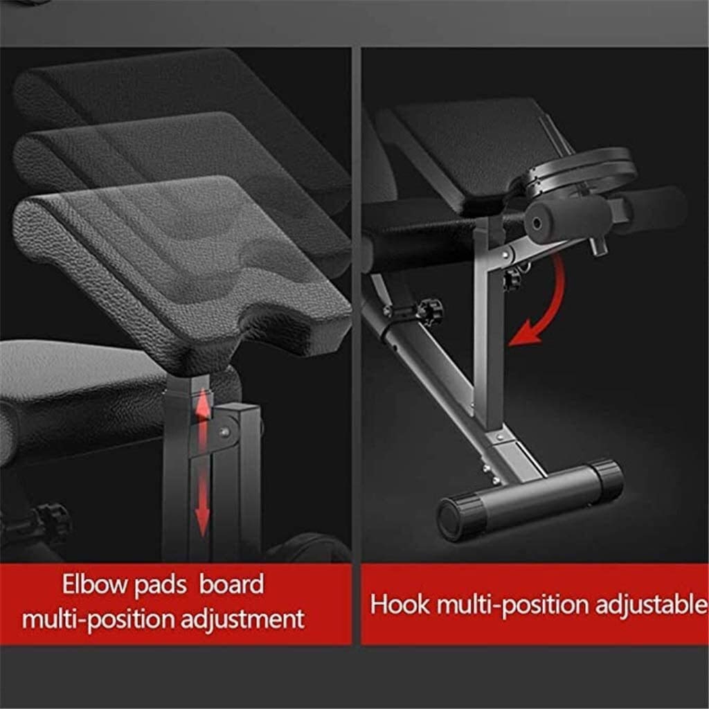 Banc D'Haltères, Machine À Coups De Pied, Chaise De Prêtre, Tabouret, Banc Multifonction, Bancs Réglables, Planche Abdominale De Presse, Équipement De Fitness Pliable À Domicile, Commerce