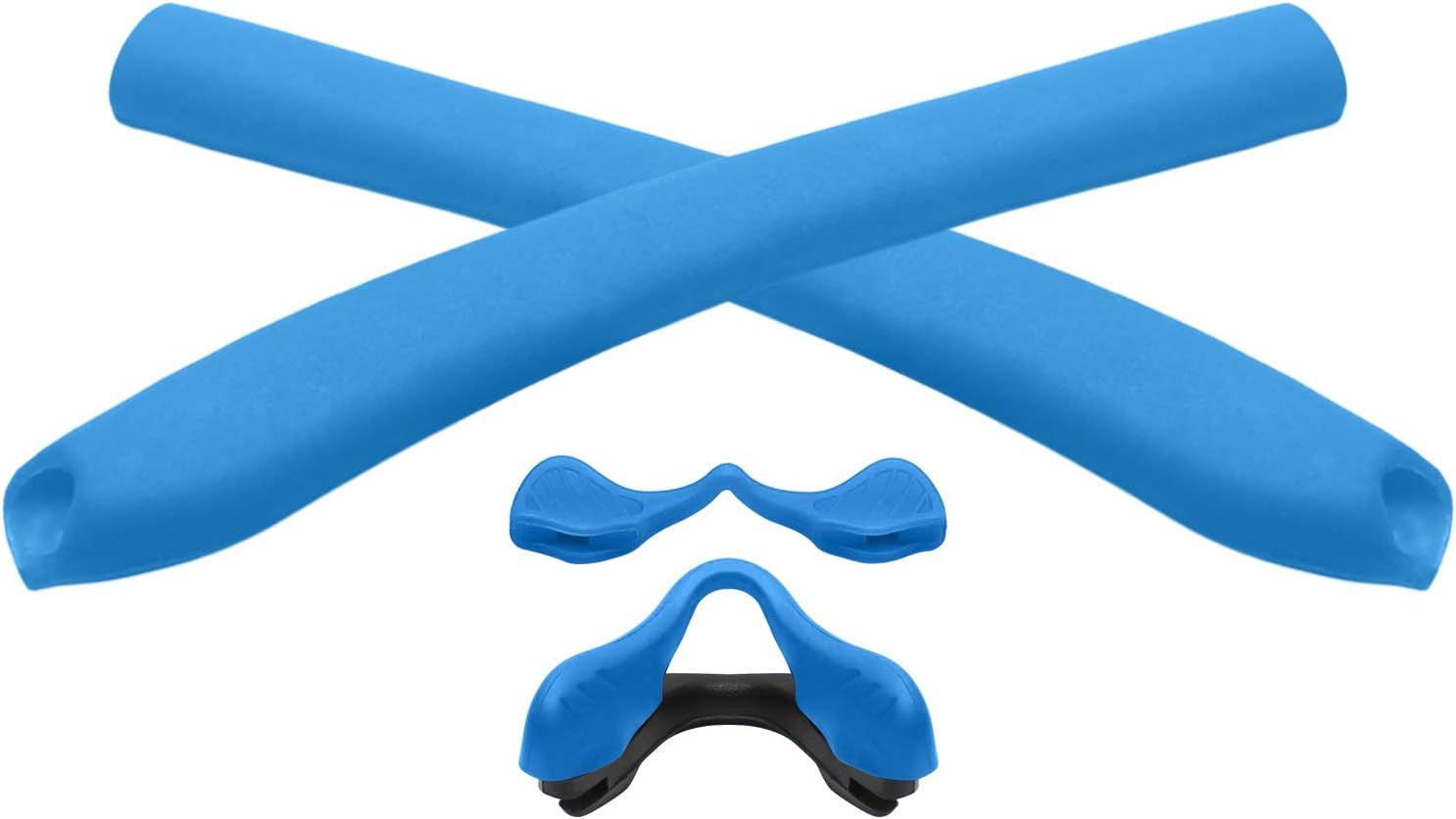 Vonxyz Rubber Kits Replacement for Oakley EV Zero Range Sunglass - Sky Blue