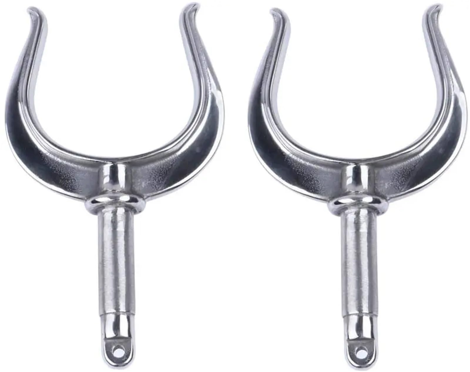 Yate Marino con Conector Oarlock de línea 4 Uds | Accesorios for embarcaciones Montaje lateral Rowlock de acero inoxidable for barcos