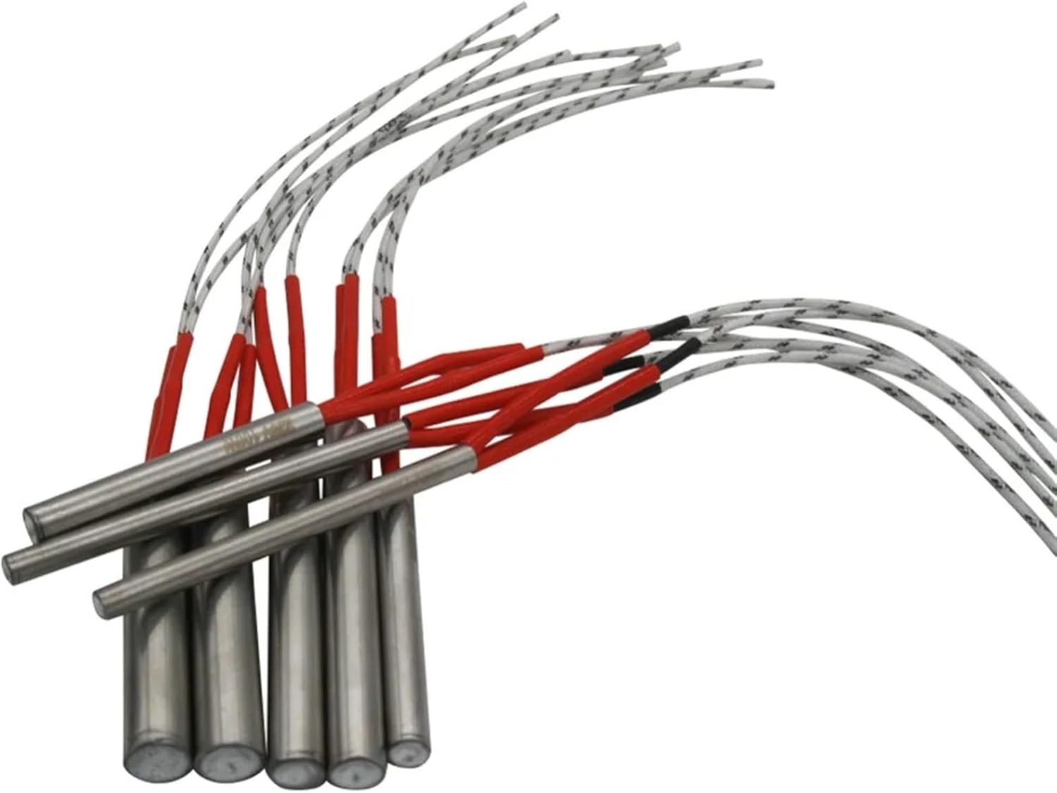 16 X 350mm 800W Heating Element Mould Wired Cartridge Heater AC 220V Electricity Generation Temperature Control