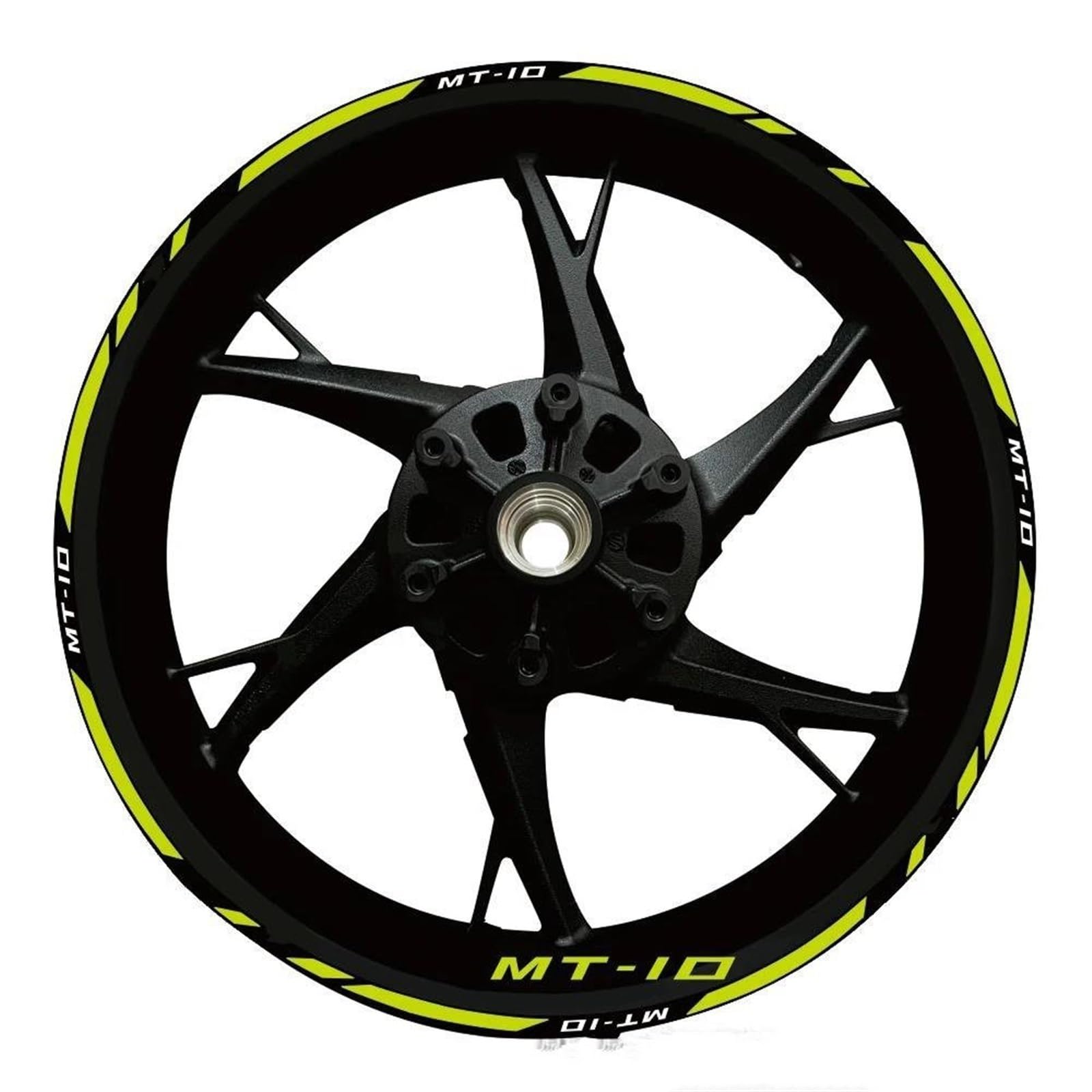 Stickers Motorcycle Accessories Wheel Stickers Reflective Decals Rims for Yamaha MT10 MT-10(Style 27)