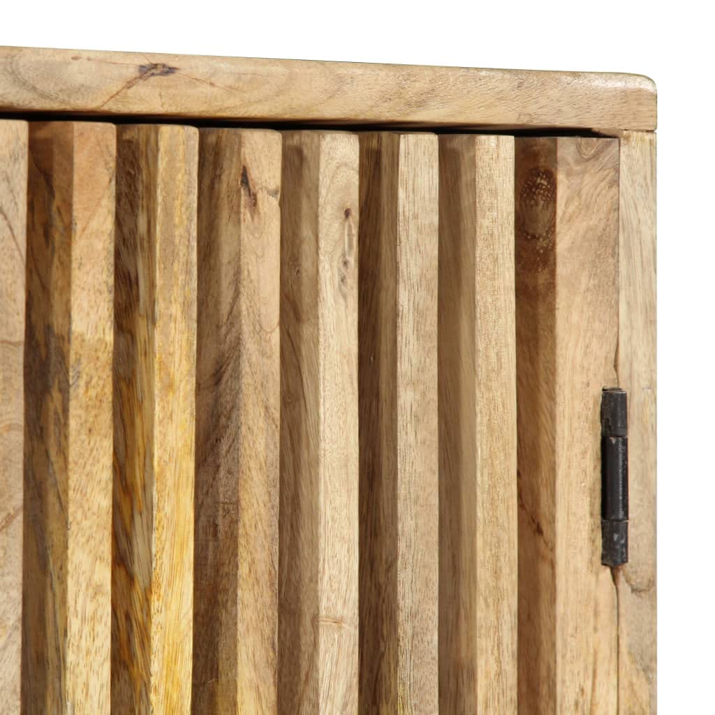 vidaXL Mueble para la TV Mobiliario Decorativo Casa Hogar Decoración Estable Robusto Funcional Útil Clásico Práctico 90x30x40cm Madera Maciza Mango
