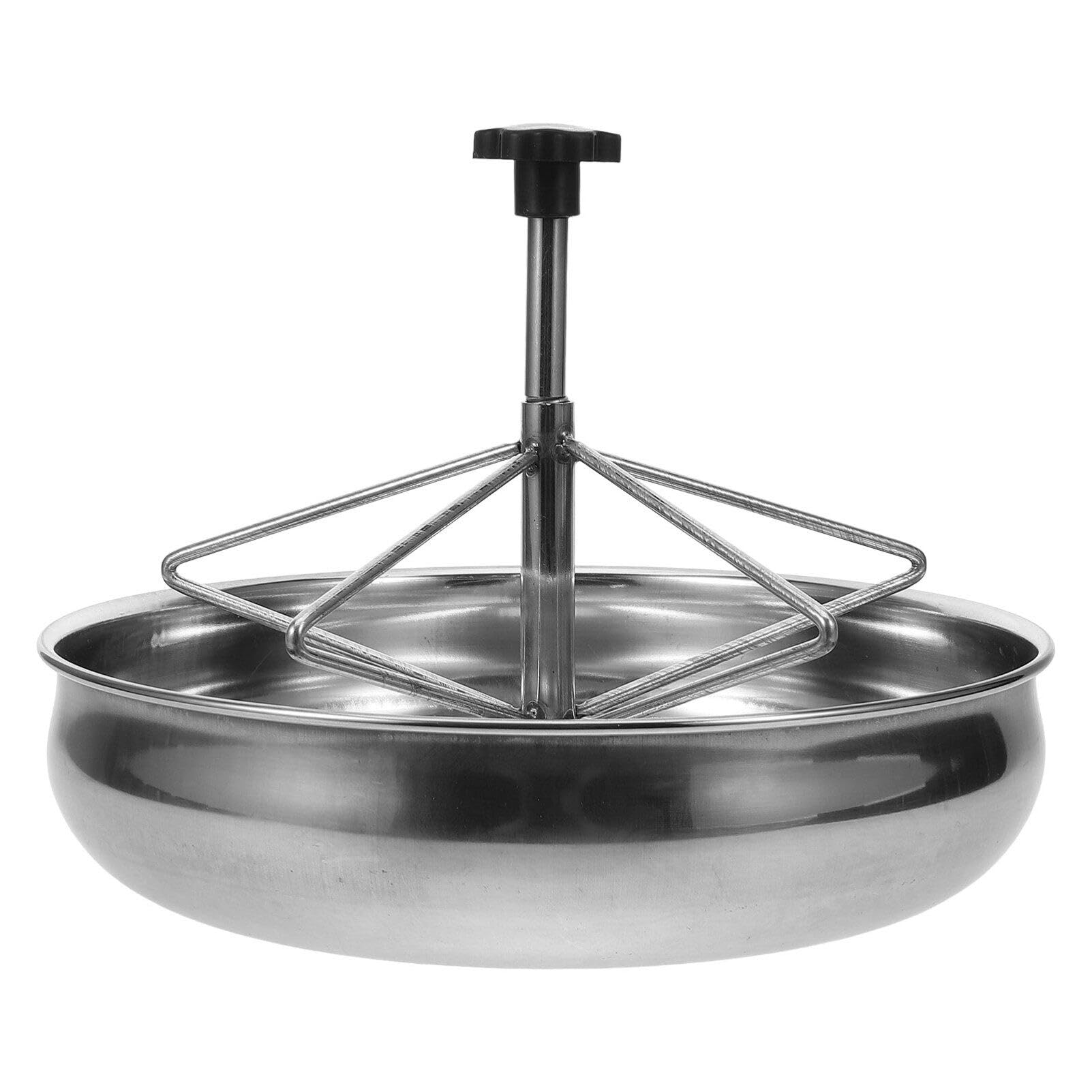 Mangiatoia per Suini in Acciaio Inox, Capacità Grande, Argento | Design Fisso, Facile da Pulire, Uso Interno ed Esterno, per Allevamento Suino