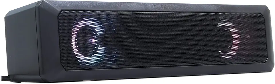 Caixa De Som Pc Computador Notebook Gamer Subwoofer Usb Led