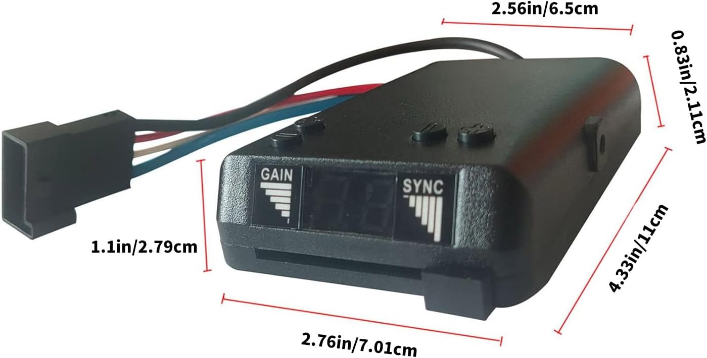 Brake Response Optimizer Advanced Delay Lightweight Housing Easy Setup for Trailers 8507111 Time Delay Brake Controller