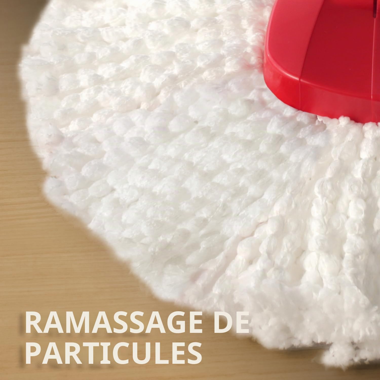 Vileda Vileda Easy Wring & Clean Balai Rotatif et Seau avec pédale | Manche 3 pièces 130 cm | Balai de Sol avec essoreuse | Turbo Recharge 100% Microfibre |