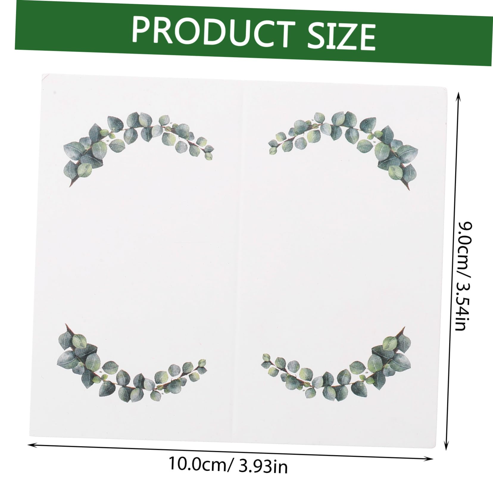 MAGICLULU 4 Juegos Carpa De Boda Para Intercambiar Tarjetas Decoración Verde Tarjetero Redondo Cuadrado Para Cajas De Rellenos De Suerte Tarjetas De Nombre Para Mesa 100 Uds * 4