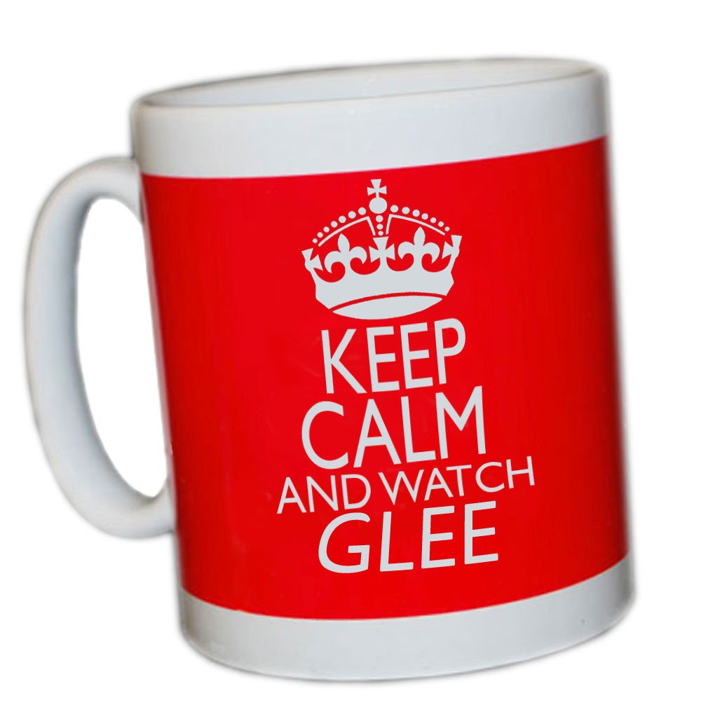 KEEP CALM AND WATCH GLEE (RED) MUG