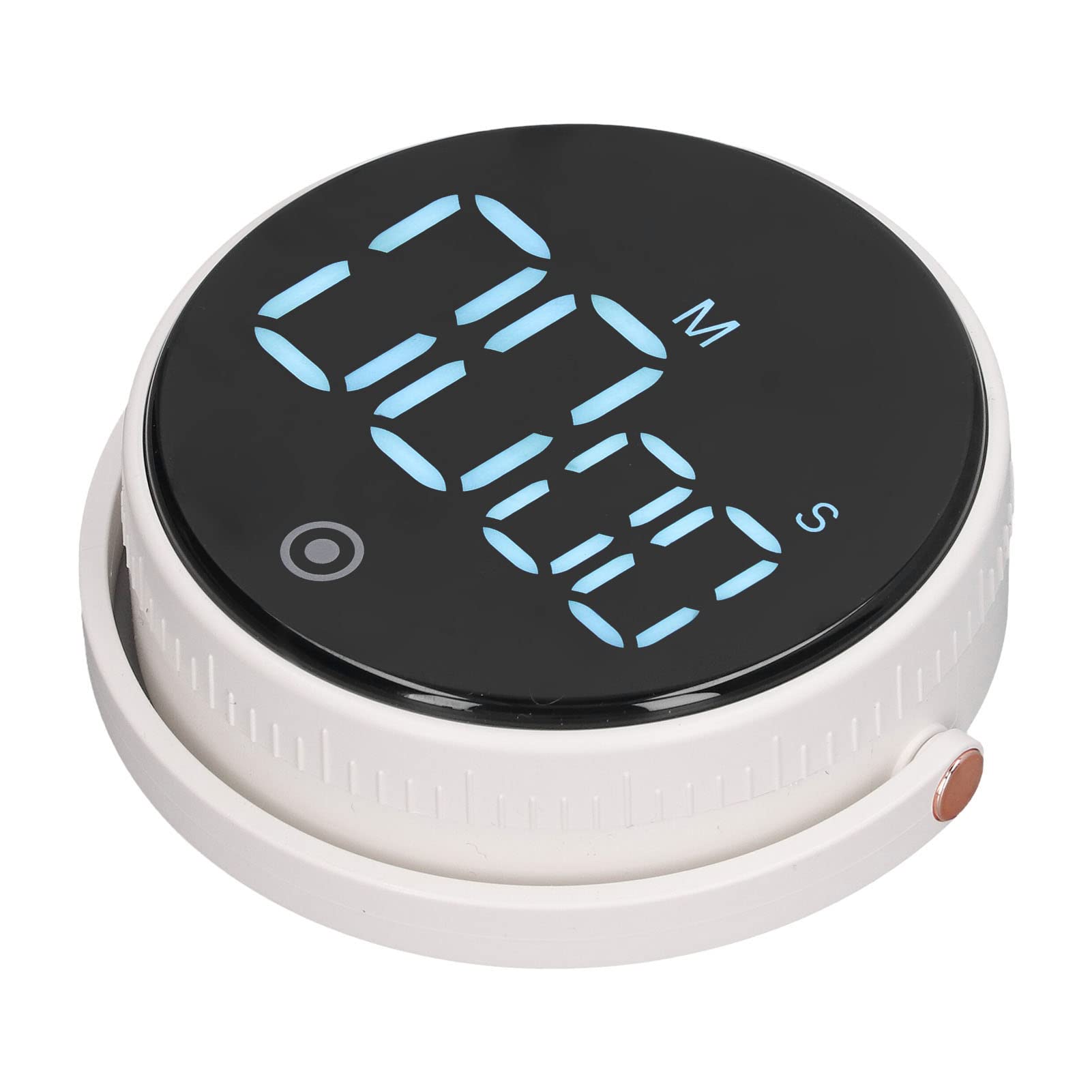Classroom Magnetic Countdown Timer, Blinking LED Digital Kitchen Timer Energy Saving Adjustable Volume Remote Reading with Support for Fitness (White)-image-27