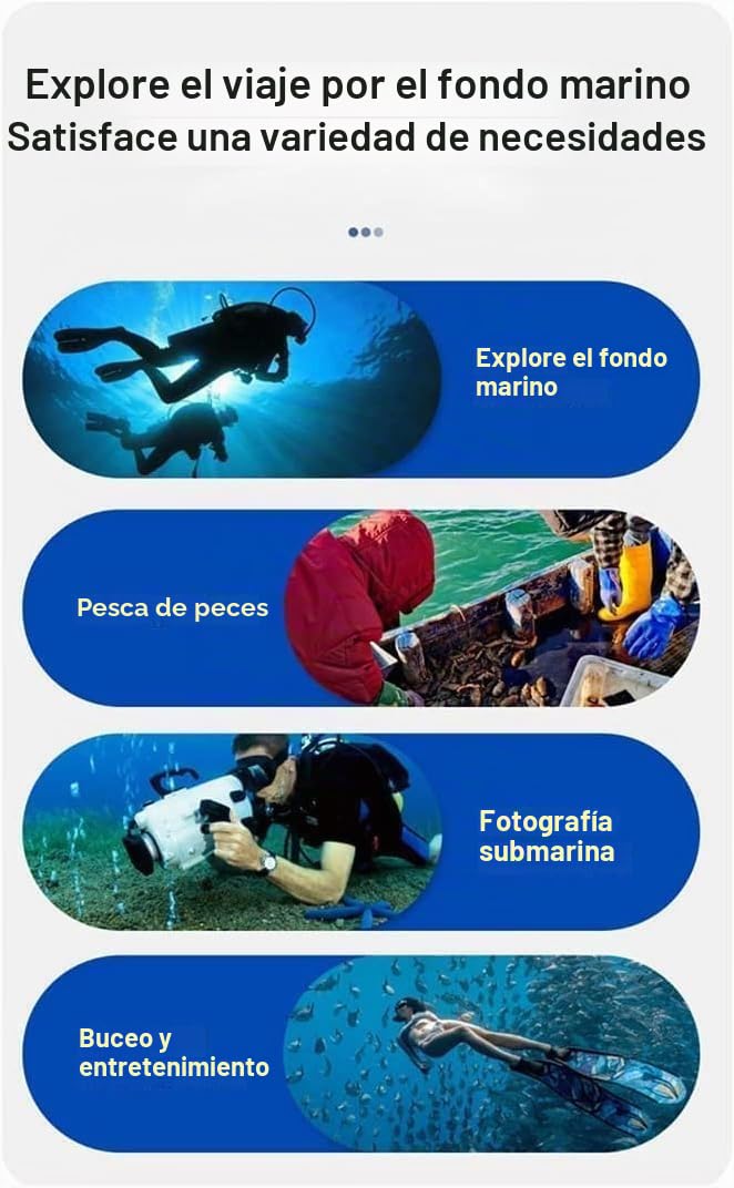 Juego de sistema de buceo recargable, sistema de buceo sin tanque aprobado por aerolíneas con manguera, regulador de respiración de buceo, batería reemplazable, sistema de buceo para buceo