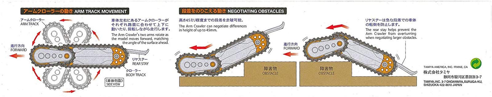 TAMIYA Fun Tool Series No.211 arm Crawler Tool Set 70211
