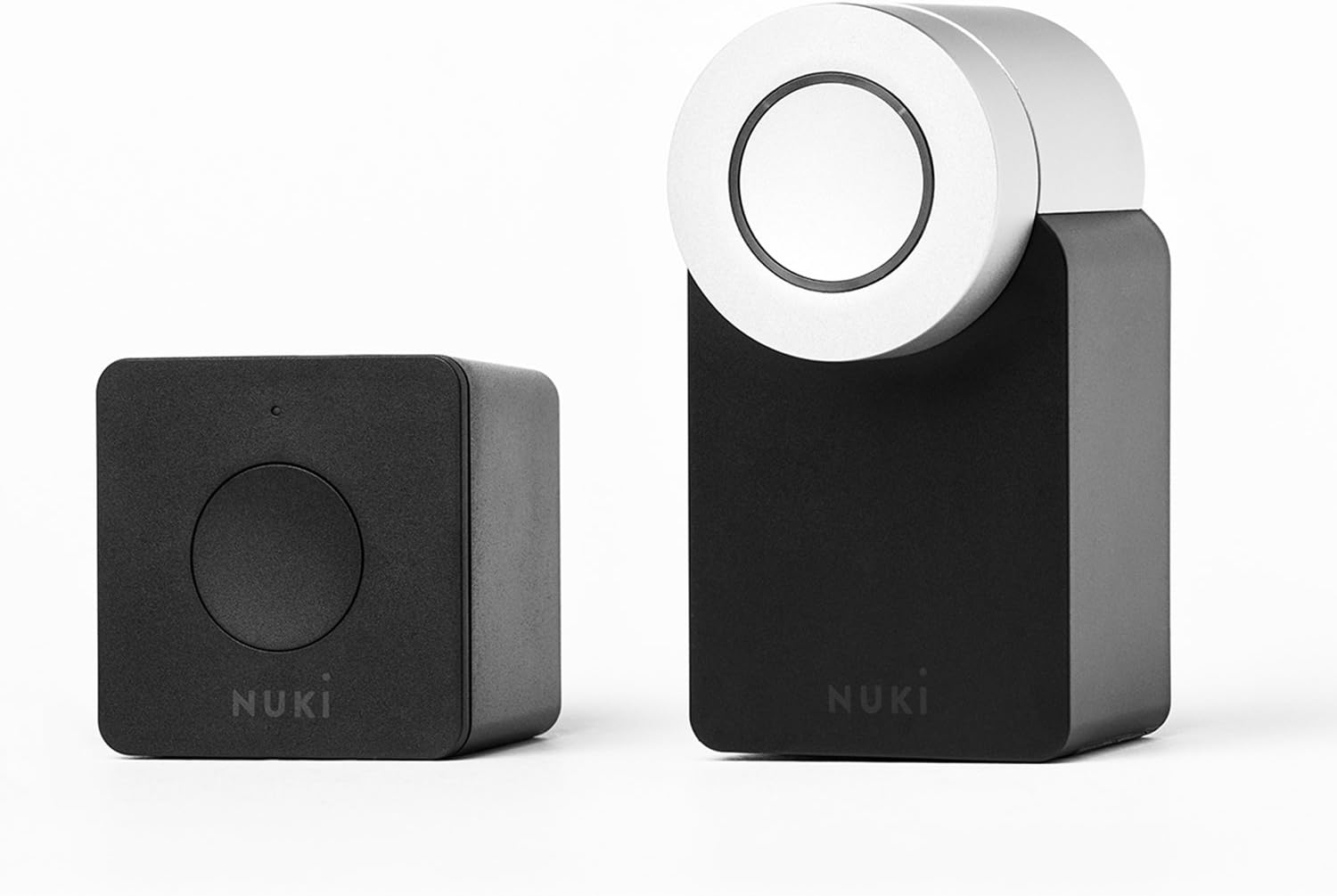 Nuki Combo - Electronic Lock (Smart Lock and Bridge) - Automatic Door Opener with Bluetooth and WLAN - for iPhone and Android - Smart Home - IFTTT - Amazon Alexa - Google Home. [Energy Class A+++]