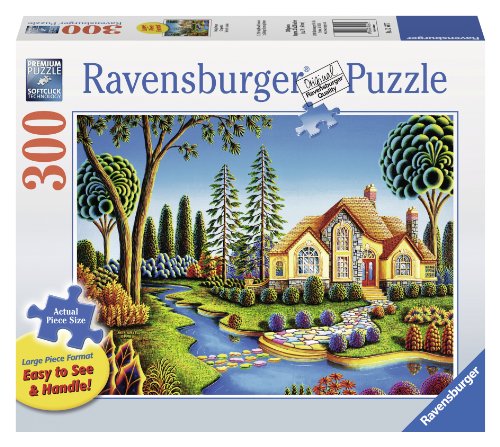 Ravensburger Cottage Dream-Large Format 300 Piece Jigsaw Puzzle for Adults – Every Piece is Unique, Softclick Technology Means Pieces Fit Together Perfectly