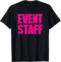 EVENT STAFF - 1 sided venue security bar concert staffing T-Shirt