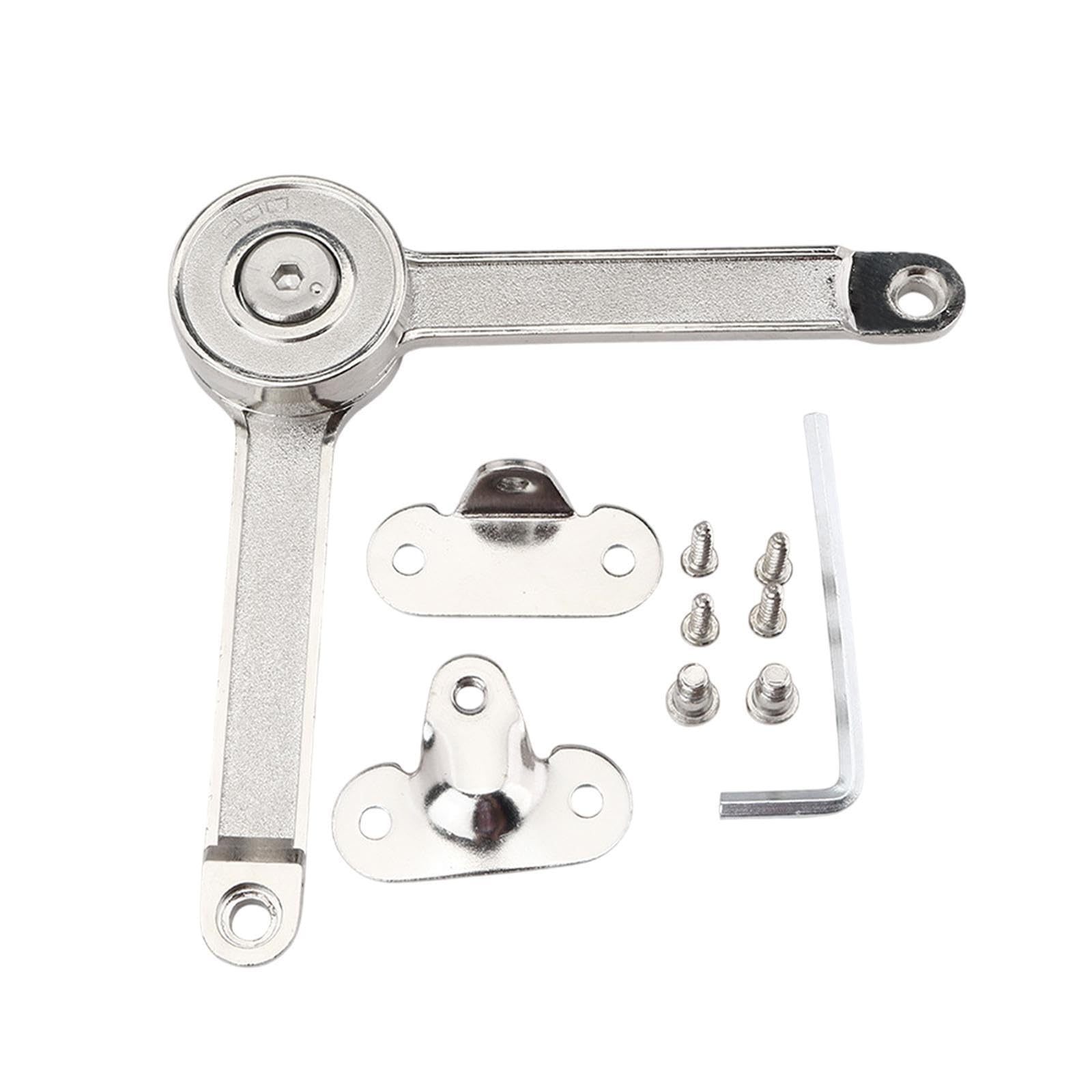 Zambuph Cupboard Hinges Cabinet Hardware Support Lever Cabinet Door Support Rod Door Stopper Adjustable Ergonomic Installation Method Strength Hinges Hinge