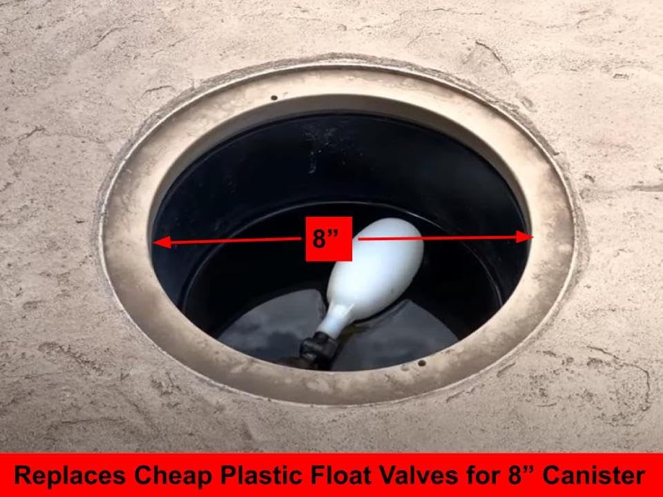 Control Devices Heavy Duty Leveler Auto Fill 3/8" Water Float Valve w/ 3" Arm for Pool Pond Spa