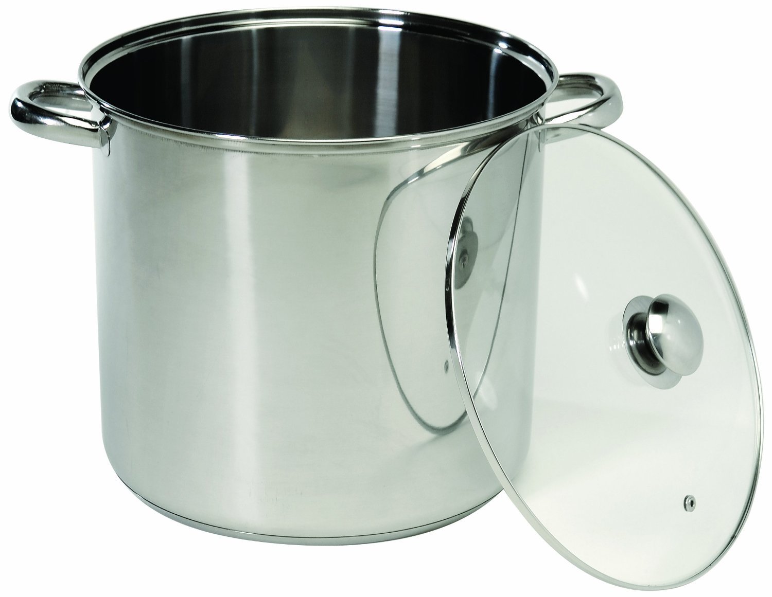 ExcelSteel Garnek z zamkniętą podstawą, 8 l, srebrny