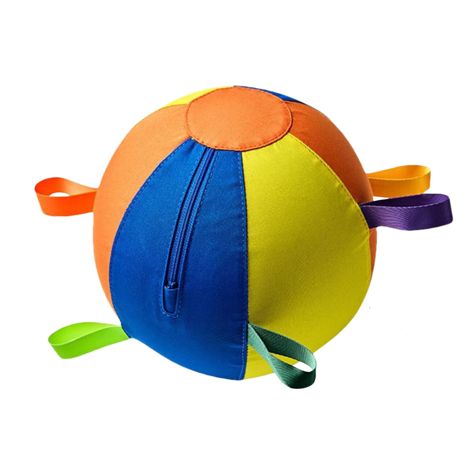 Inflatable Herding Ball for Dogs & Horses, 18 Inch Giant Dog Toy, Puncture Resistant for Large Breeds, Border Collie & Australian Shepherd Toys (Floral Pattern, M)