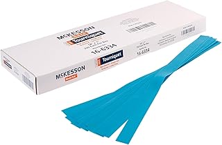 McKesson Tourniquet Band, Non-Sterile, Pre-Cut, Blue, 18 in x 1 in, 250 count