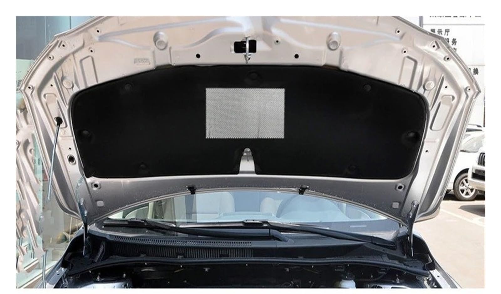 for Toyota for Corolla for Sedan 2007 - 2019 2020 2021 Car Front Cover Engine Firewall Cotton Pad Gasket Heater Hood Insulation Layer Soundproofing Engine Insulation pad