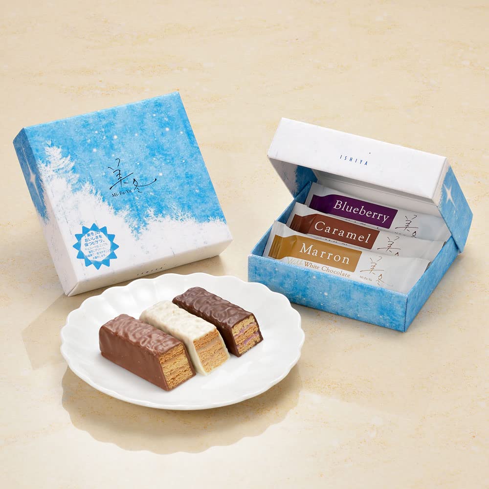 Amazon.co.jp: Mifuyu Mille-feuille (3 Pieces), 48 Boxes, 1 Case