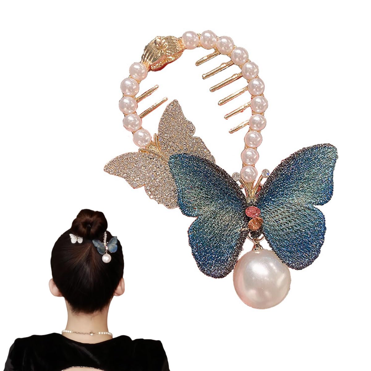 TraziewellTwist Magic Clip Lazy Hair Curler Magic Bun Maker Twist Hairdressing Styling for Woman Hair Accessories for Women BS000429