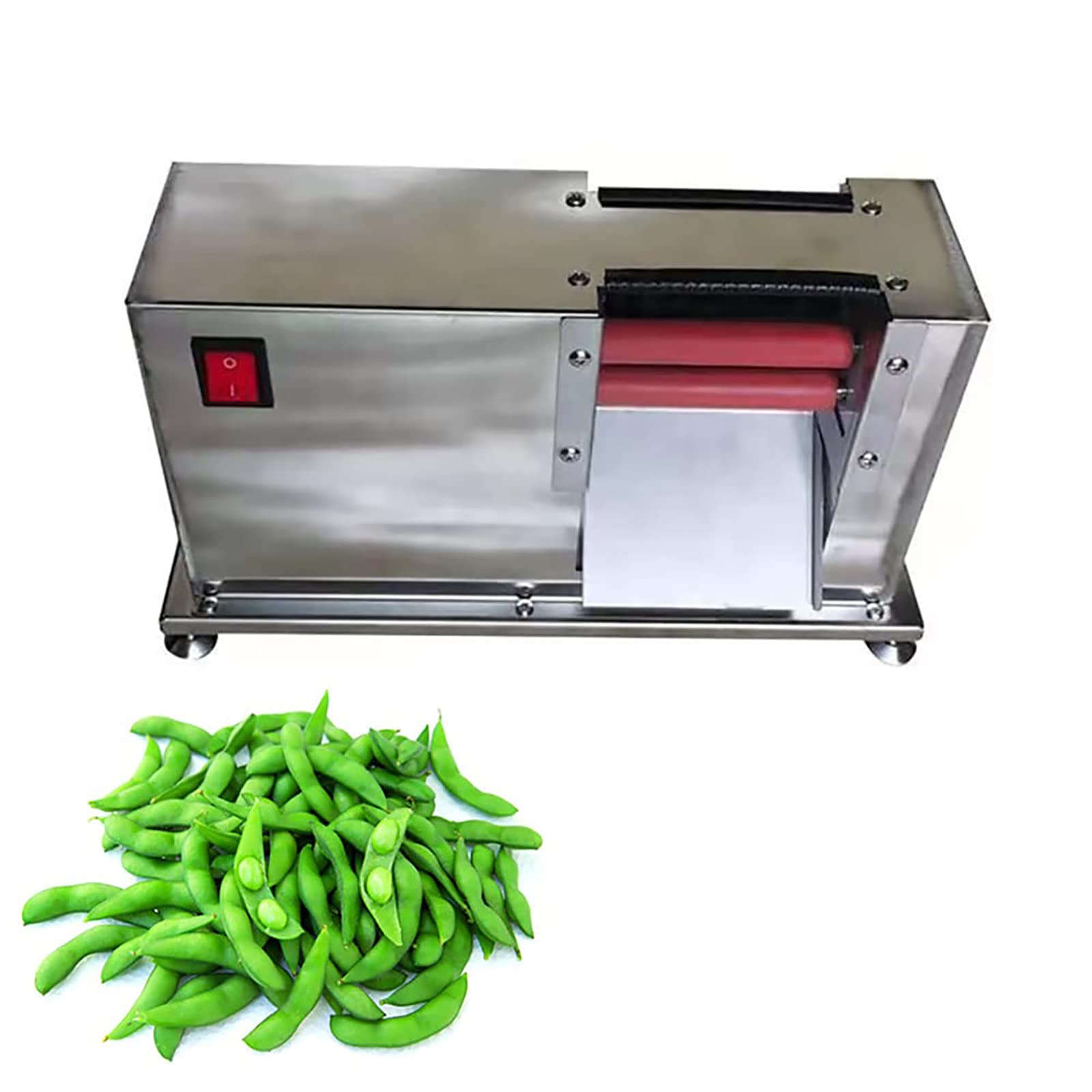 AYCDL Electric Pea Bean Shelling Machine, 20W Semi-Automatic Pea Bean Sheller Machine,10kg/Hour, Healthy Durable Pea Sheller for Home Commercial Use, for Peas/Soy/Beans/Edamame